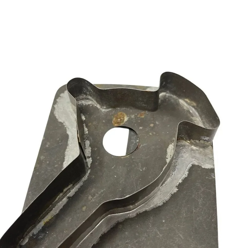 Privative Folk Art Antique Soldered Tin Cookie Cutter with Handle Goose Bird